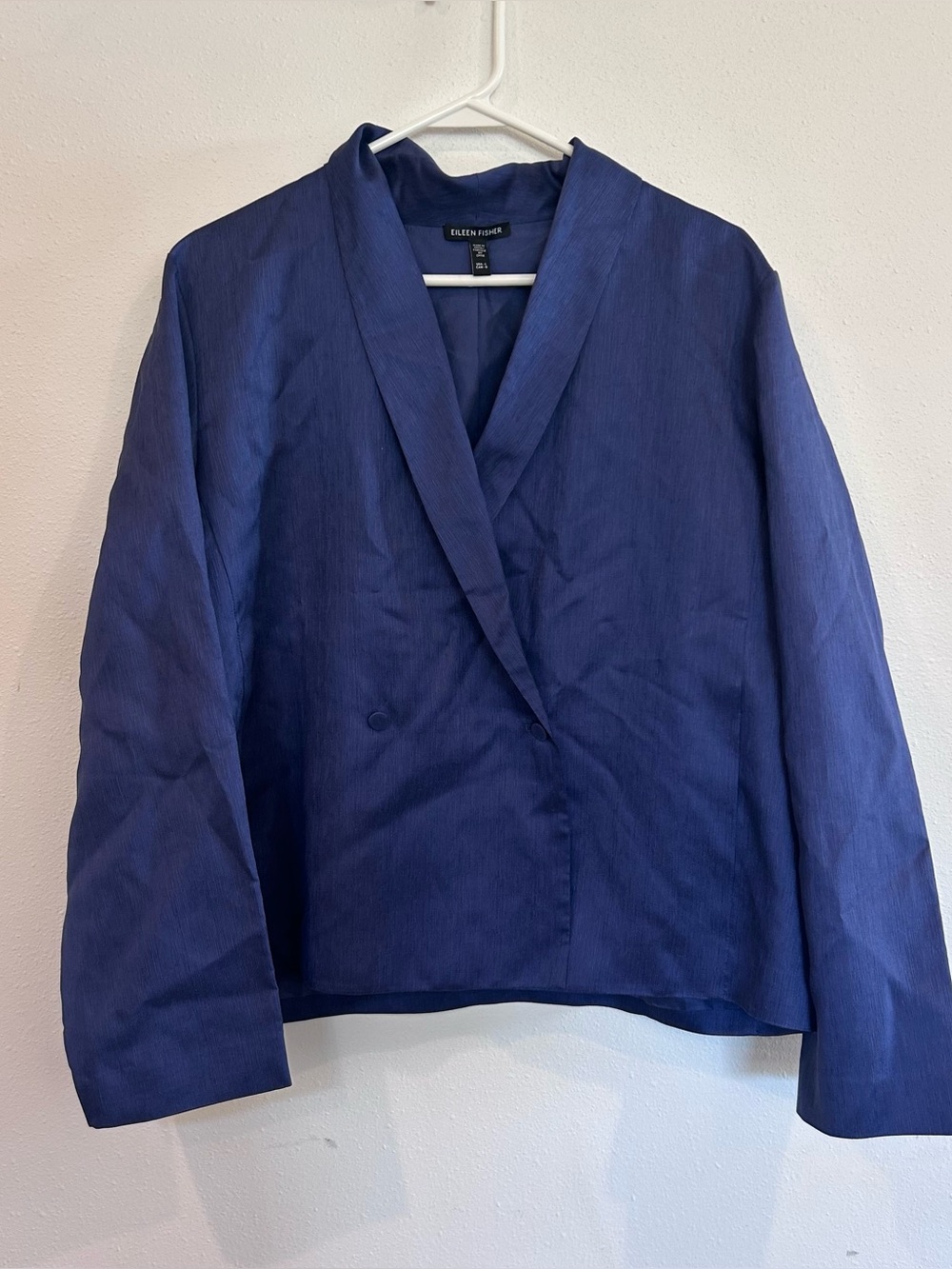 Eileen Fisher silk blazer large